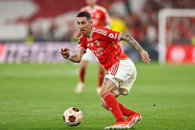 Angel Di Maria (Benfica), APRIL 11, 2024 - Football Soccer : UEFA Europa League Quarter-finals 1st leg match between SL Benfica 2-1 Olympique de Marseille at the Estadio do SL Benfica in Lisbon, Portugal. Noxthirdxpartyxsales  (249898007)