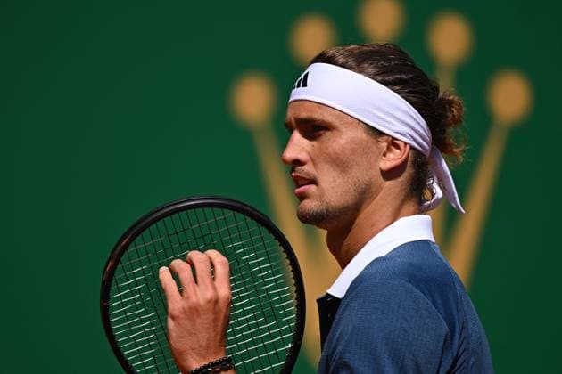 Monaco Rolex Masters Alexander Zverev (GER) during his second round match at the Monaco Rolex Masters in Monte Carlo, on April, 11, 2024. Photo by Corinne Dubreuil ABACAPRESS.COM Monaco Monaco  Copyright: xDubreuilxCorinne ABACAx