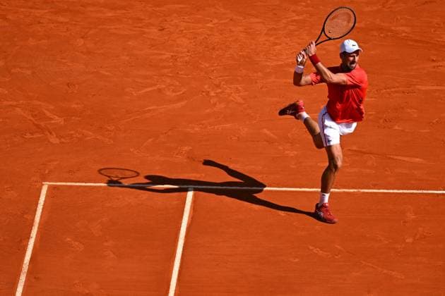Monaco Rolex Masters Novak Djokovic (SRB) during his second round match at the Monaco Rolex Masters in Monte Carlo, on April, 11, 2024. Photo by Corinne Dubreuil ABACAPRESS.COM Monaco Monaco Copyright: xDubreuilxCorinne ABACAx