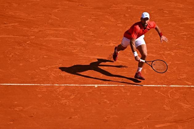 Monaco Rolex Masters Novak Djokovic (SRB) during his second round match at the Monaco Rolex Masters in Monte Carlo, on April, 11, 2024. Photo by Corinne Dubreuil ABACAPRESS.COM Monaco Monaco Copyright: xDubreuilxCorinne ABACAx