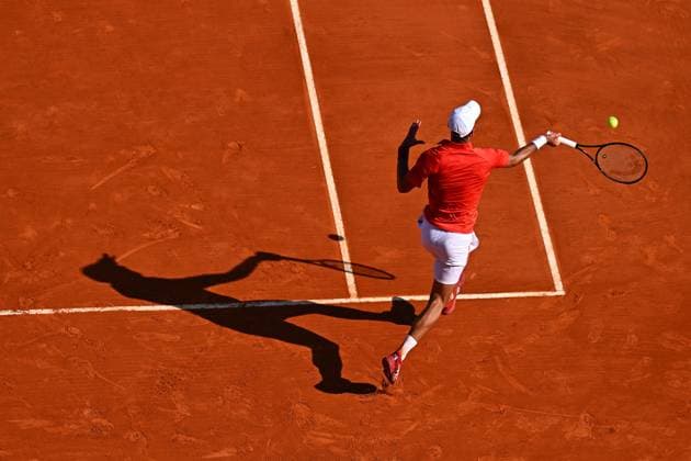 Monaco Rolex Masters Novak Djokovic (SRB) during his second round match at the Monaco Rolex Masters in Monte Carlo, on April, 11, 2024. Photo by Corinne Dubreuil ABACAPRESS.COM Monaco Monaco  Copyright: xDubreuilxCorinne ABACAx