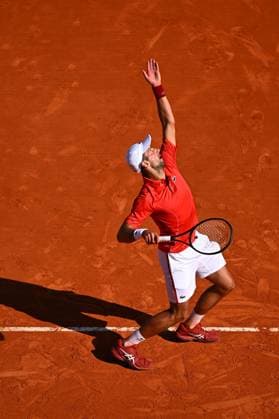 Monaco Rolex Masters Novak Djokovic (SRB) during his second round match at the Monaco Rolex Masters in Monte Carlo, on April, 11, 2024. Photo by Corinne Dubreuil ABACAPRESS.COM Monaco Monaco Copyright: xDubreuilxCorinne ABACAx