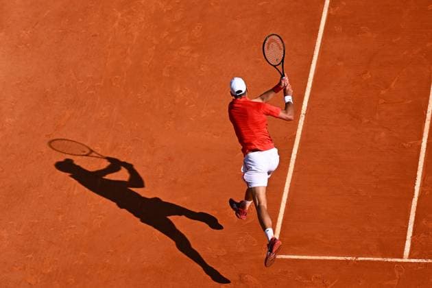 Monaco Rolex Masters Novak Djokovic (SRB) during his second round match at the Monaco Rolex Masters in Monte Carlo, on April, 11, 2024. Photo by Corinne Dubreuil ABACAPRESS.COM Monaco Monaco Copyright: xDubreuilxCorinne ABACAx