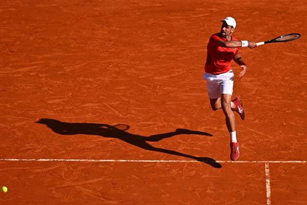 Monaco Rolex Masters Novak Djokovic (SRB) during his second round match at the Monaco Rolex Masters in Monte Carlo, on April, 11, 2024. Photo by Corinne Dubreuil ABACAPRESS.COM Monaco Monaco Copyright: xDubreuilxCorinne ABACAx