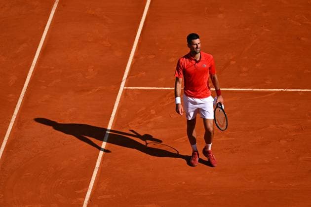 Monaco Rolex Masters Novak Djokovic (SRB) during his second round match at the Monaco Rolex Masters in Monte Carlo, on April, 11, 2024. Photo by Corinne Dubreuil ABACAPRESS.COM Monaco Monaco Copyright: xDubreuilxCorinne ABACAx