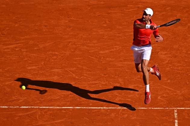 Monaco Rolex Masters Novak Djokovic (SRB) during his second round match at the Monaco Rolex Masters in Monte Carlo, on April, 11, 2024. Photo by Corinne Dubreuil ABACAPRESS.COM Monaco Monaco Copyright: xDubreuilxCorinne ABACAx