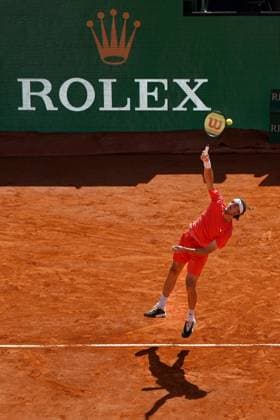 Stefanos Tsisipas (Grece) TENNIS : Monaco Rolex Masters - 1 4 de finale - Monaco - 12 04 2024 NorbertScanella Panoramic 
