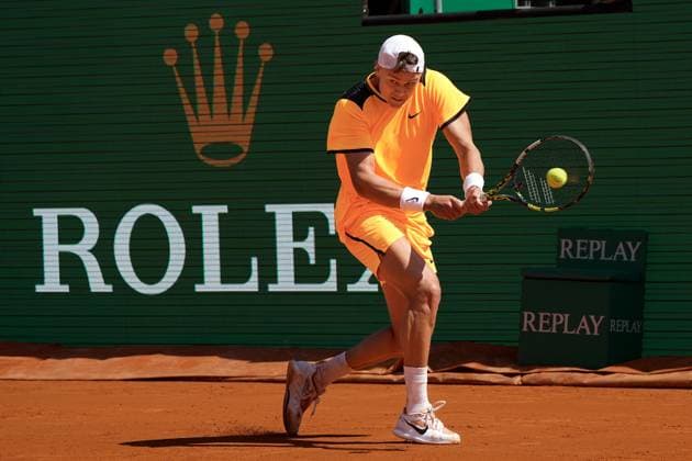 Holger Rune (Danemark) TENNIS : Monaco Rolex Masters - 1 4 de finale - Monaco - 12 04 2024 NorbertScanella Panoramic 