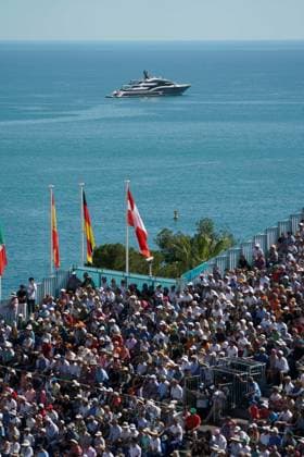Sport Bilder des Tages Illustration TENNIS : Monaco Rolex Masters - 1 4 de finale - Monaco - 12 04 2024 NorbertScanella Panoramic 