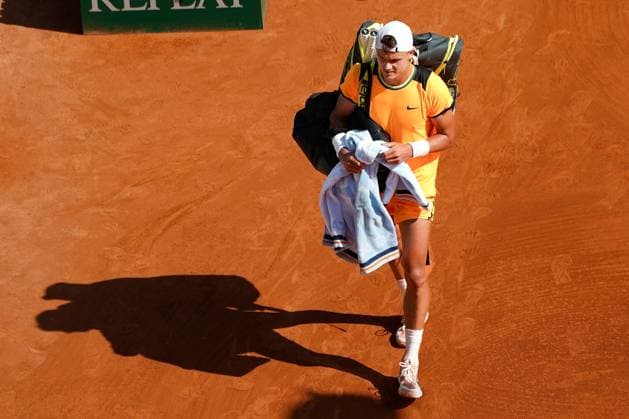 Holger Rune (Danemark) TENNIS : Monaco Rolex Masters - 1 4 de finale - Monaco - 12 04 2024 NorbertScanella Panoramic 