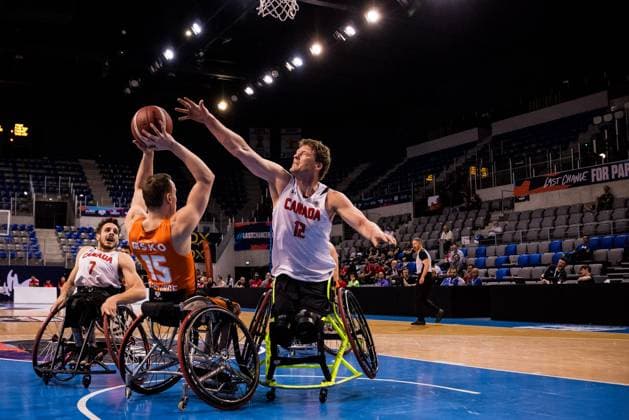 Wheelchair basketball, IWBF, Canada - Netherlands