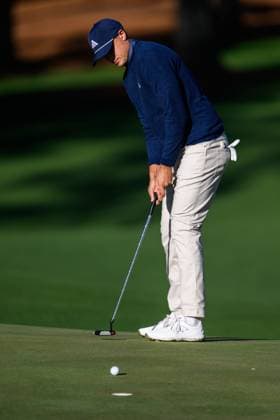 240412 Ludvig Aberg of Sweden during the second round of the 2024 Masters Golf Tournament on April 12, 2024 in Augusta Photo Petter Arvidson BILDBYRAN kod PA PA0793 bbeng golf masters the masters augusta us masters  Copyright: PETTERxARVIDSON BB240412PA029