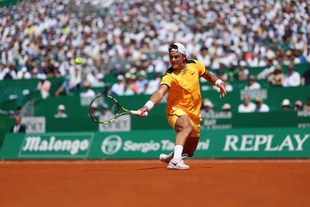 Holger Rune (Den) TENNIS : Rolex Monte Carlo Masters - 12 04 2024 AntoineCouvercelle Panoramic 