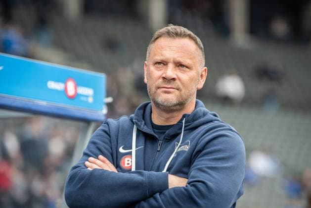 2 Soccer Bundesliga, Hertha BSC vs Hansa Rostock Berlin, 12 04 2024 Pal Dardai Coach Hertha BSC 2 Soccer Bundesliga, Hertha BSC vs Hansa Rostock, Olympiastadion, Berlin, 12 04 2024 DFL REGULATIONS PROHIBIT ANY USE OF PHOTOGRAPHS AS IMAGE SEQUENCES AND OR QUASI VIDEO Copyright: xBEAUTIFULxSPORTS LucianoxLimax