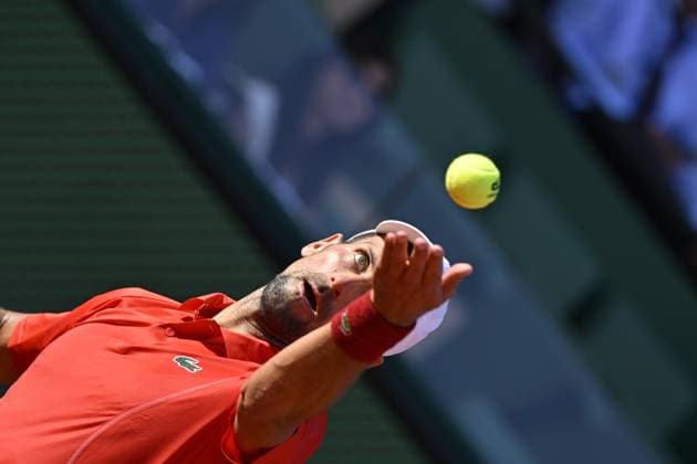 Tennis - Rolex Monte Carlo 2024 - ATP, Tennis Herren - Noviak Djokovic - Serbie TENNIS - Rolex Monte Carlo 2024 - MC - 12 04 2024 ChrysleneCaillaud Panoramic 