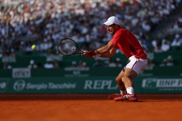 Novak Djokovic (Ser) TENNIS : Rolex Monte Carlo Masters - 12 04 2024 AntoineCouvercelle Panoramic