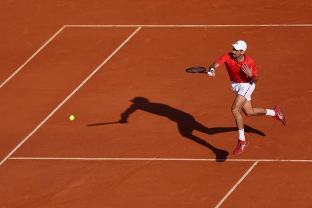 Novak Djokovic (Ser) TENNIS : Rolex Monte Carlo Masters - 12 04 2024 AntoineCouvercelle Panoramic