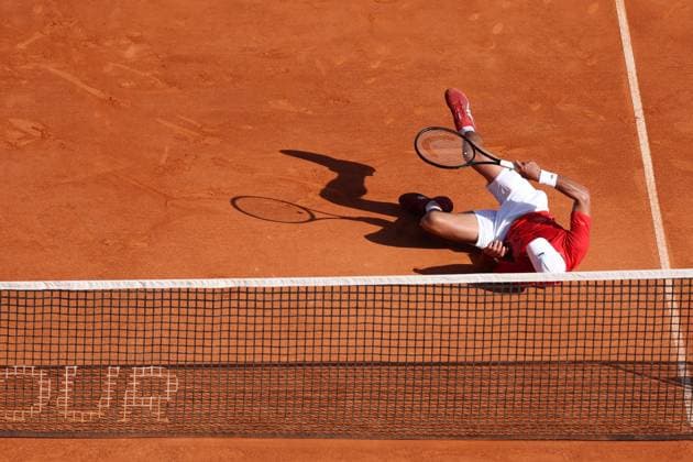 Novak Djokovic (Ser) TENNIS : Rolex Monte Carlo Masters - 12 04 2024 AntoineCouvercelle Panoramic