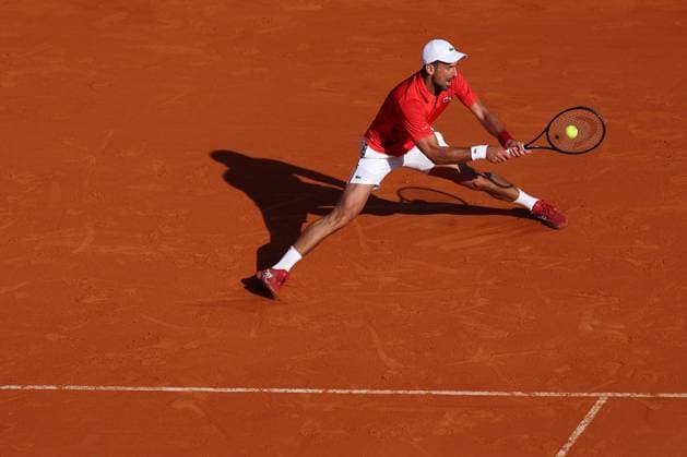 Novak Djokovic (Ser) TENNIS : Rolex Monte Carlo Masters - 12 04 2024 AntoineCouvercelle Panoramic 