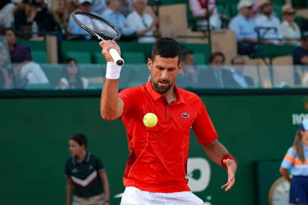 Novak Djokovic (Serbie) TENNIS : Monaco Rolex Masters - 1 4 de finale - Monaco - 12 04 2024 NorbertScanella Panoramic 