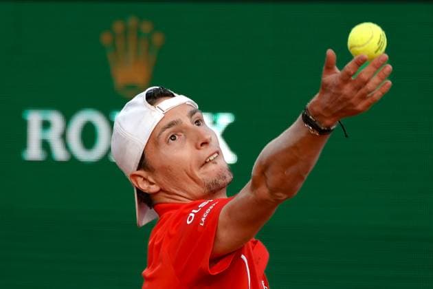 Ugo Umbert (France) TENNIS : Monaco Rolex Masters - 1 4 de finale - Monaco - 12 04 2024 NorbertScanella Panoramic