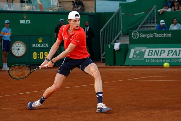 Ugo Umbert (France) TENNIS : Monaco Rolex Masters - 1 4 de finale - Monaco - 12 04 2024 NorbertScanella Panoramic