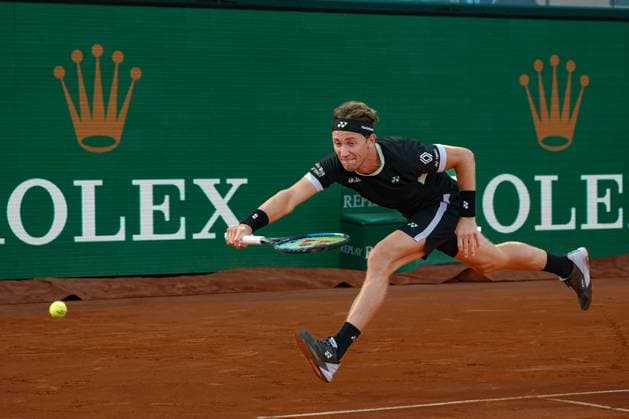 Kasper Ruud (Norvege) TENNIS : Monaco Rolex Masters - 1 4 de finale - Monaco - 12 04 2024 NorbertScanella Panoramic 