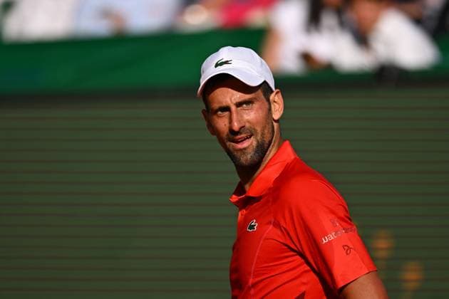 Monaco Rolex Masters Novak Djokovic (SRB) during his quarter final round match at the Monaco Rolex Masters in Monte Carlo, on April, 12, 2024. Photo by Corinne Dubreuil ABACAPRESS.COM Monaco Monaco  Copyright: xDubreuilxCorinne ABACAx