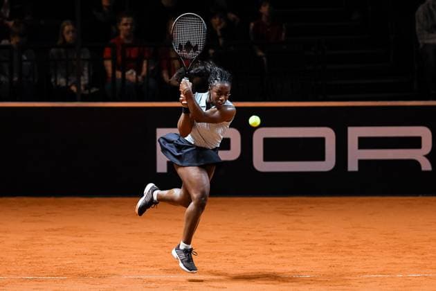 Sachia Vickery USA Porsche Tennis Grand Prix GP Stuttgart 2024, Porsche Arena, 13 04 2024 GER Porsche Tennis Grand Prix GP Stuttgart 2024 Porsche Arena, 13 04 2024 Stuttgart Copyright: xEibner-Pressefoto RogerxBuerkex EP