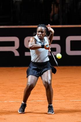 Sachia Vickery USA Porsche Tennis Grand Prix GP Stuttgart 2024, Porsche Arena, 13 04 2024 GER Porsche Tennis Grand Prix GP Stuttgart 2024 Porsche Arena, 13 04 2024 Stuttgart Copyright: xEibner-Pressefoto RogerxBuerkex EP