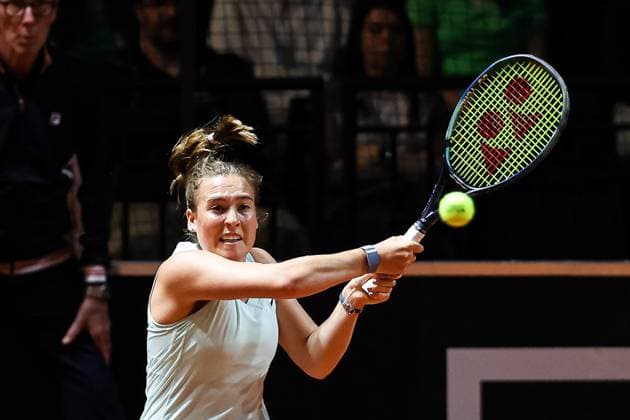 Carolina Kuhl GER Porsche Tennis Grand Prix GP Stuttgart 2024, Porsche Arena, 13 04 2024 GER Porsche Tennis Grand Prix GP Stuttgart 2024 Porsche Arena, 13 04 2024 Stuttgart Copyright: xEibner-Pressefoto RogerxBuerkex EP