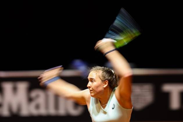 Carolina Kuhl GER Porsche Tennis Grand Prix GP Stuttgart 2024, Porsche Arena, 13 04 2024 GER Porsche Tennis Grand Prix GP Stuttgart 2024 Porsche Arena, 13 04 2024 Stuttgart Copyright: xEibner-Pressefoto RogerxBuerkex EP