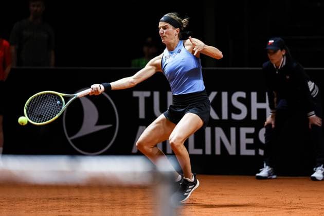 Kathinka von Deichmann LIE Porsche Tennis Grand Prix GP Stuttgart 2024, Porsche Arena, 13 04 2024 GER Porsche Tennis Grand Prix GP Stuttgart 2024 Porsche Arena, 13 04 2024 Stuttgart Copyright: xEibner-Pressefoto RogerxBuerkex EP