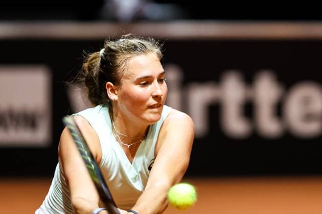 Carolina Kuhl GER Porsche Tennis Grand Prix GP Stuttgart 2024, Porsche Arena, 13 04 2024 GER Porsche Tennis Grand Prix GP Stuttgart 2024 Porsche Arena, 13 04 2024 Stuttgart Copyright: xEibner-Pressefoto RogerxBuerkex EP