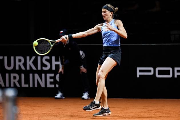 Kathinka von Deichmann LIE Porsche Tennis Grand Prix GP Stuttgart 2024, Porsche Arena, 13 04 2024 GER Porsche Tennis Grand Prix GP Stuttgart 2024 Porsche Arena, 13 04 2024 Stuttgart Copyright: xEibner-Pressefoto RogerxBuerkex EP