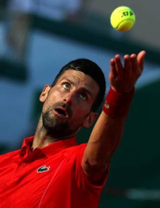 DEMI ROLEX MC MASTERS DJOKOVIC RUUD PHOTOPQR NICE MATIN Jean François Ottonello ; Roquebrune-Cap-Martin ; 13 04 2024 ; Demi-finale Rolex Monte-Carlo Masters - Novak Djokovic (SRB en rouge) vs Casper Ruud (NOR en noir) Roquebrune-Cap-Martin France Copyright: xPHOTOPQR NICExMATIN MAXPPPxJeanxFrançoisxOttonellox 20240413NIM8227 20240413NIM8227