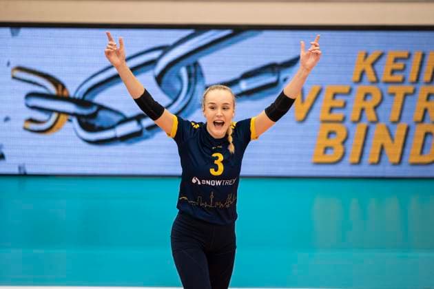 2 Bundesliga Women Pro Schwarz Weiss Erfurt vs DSHS SnowTrex Köln 13 04 2024 Viktoria Dörschug 3 DSHS SnowTrex Köln 2 Bundesliga Women Pro Schwarz Weiss Erfurt vs DSHS SnowTrex Köln Riethsporthalle Erfurt 13 04 2024 Copyright: xBEAUTIFULxSPORTS Duehringx