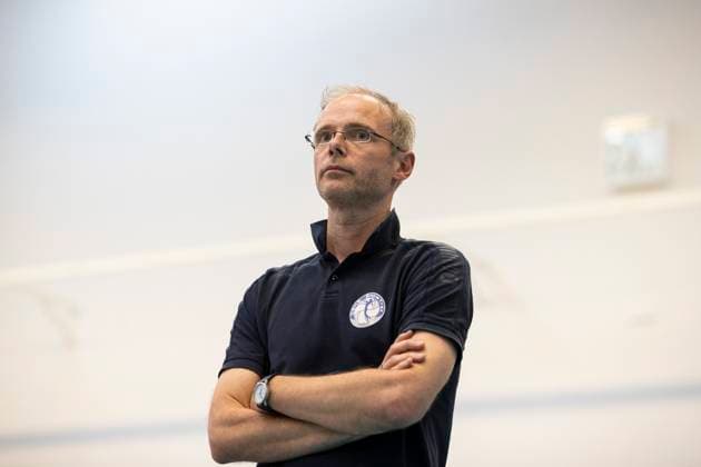 2 Bundesliga Women Pro Schwarz Weiss Erfurt vs DSHS SnowTrex Köln 13 04 2024 Jimmy Czimek Coach DSHS SnowTrex Köln 2 Bundesliga Women Pro Schwarz Weiss Erfurt vs DSHS SnowTrex Köln Riethsporthalle Erfurt 13 04 2024 Copyright: xBEAUTIFULxSPORTS Duehringx