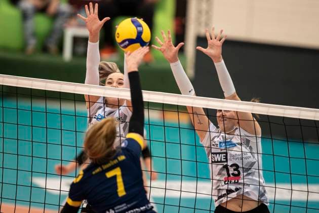 Volleyball, Women, 2nd BL, Schwarz-Weiß Erfurt - DSHS SnowTrex Köln