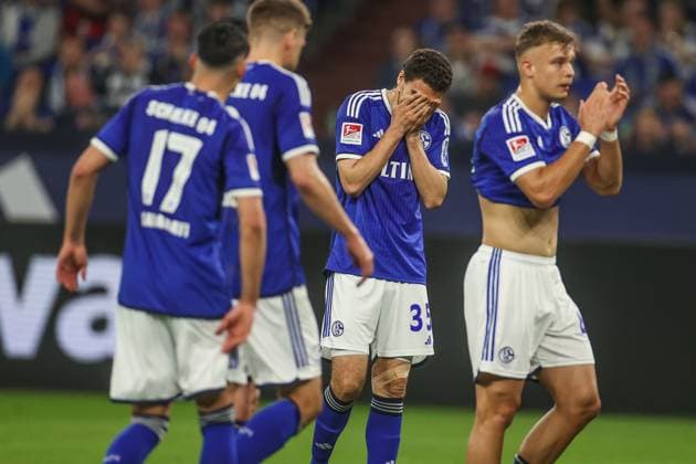 13 04 2024, Football, 2 Bundesliga, Matchday 29, Season 2023 2024, FC Schalke 04 1 FC Nuernberg, Marcin Kaminski FC Schalke 04 Gelsenkirchen Veltins Arena NRW Germany xRHR PHOTO TRx Copyright: RHR-FOTOx RHR-FOTO TR