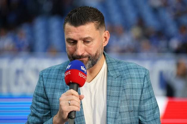 Torsten Mattuschka sports presenter at the match of the 2 BL season 2023 24 FC Schalke 04 1 FC Nürnberg Copyright Thomas Pakusch