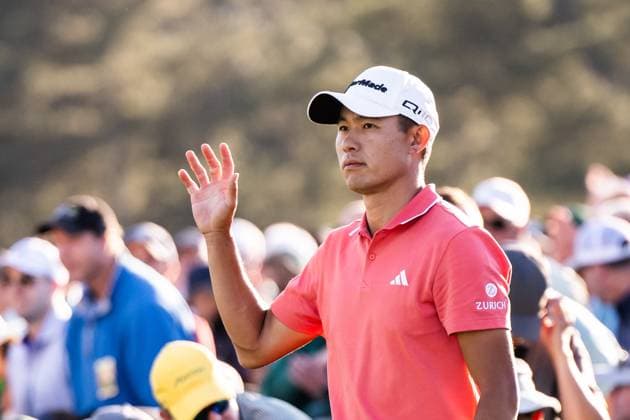 240413 Collin Morikawa of the United States during the third round of the 2024 Masters Golf Tournament on April 13, 2024 in Augusta Photo Petter Arvidson BILDBYRAN kod PA PA0794 bbeng golf masters the masters Augusta us masters  Copyright: PETTERxARVIDSON BB240413PA119