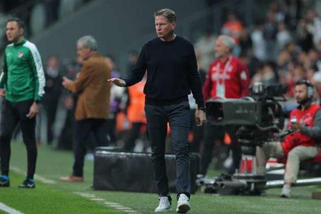 Istanbul, Turkey, April 13th 2024: Samsunspor coach Markus Gisdol during the Turkish Super League football match between Besiktas and Samsunspor at Tupras Stadium, Turkey. (EO SPP) Copyright: xEOx xSPPx spp-en-EoSp-emre_20240413_233538