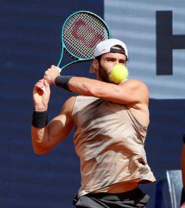 14 04 2024, ATP Tour 250, BMW Open 2024, Iphitos Munich, Tennis, Sport, in the picture Andrea Pellegrino ITA