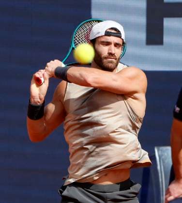 14 04 2024, ATP Tour 250, BMW Open 2024, Iphitos Munich, Tennis, Sport, in the picture Andrea Pellegrino ITA