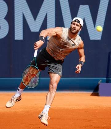 14 04 2024, ATP Tour 250, BMW Open 2024, Iphitos Munich, Tennis, Sport, in the picture Andrea Pellegrino ITA