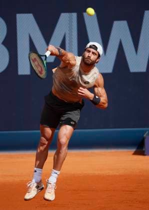14 04 2024, ATP Tour 250, BMW Open 2024, Iphitos Munich, Tennis, Sport, in the picture Andrea Pellegrino ITA