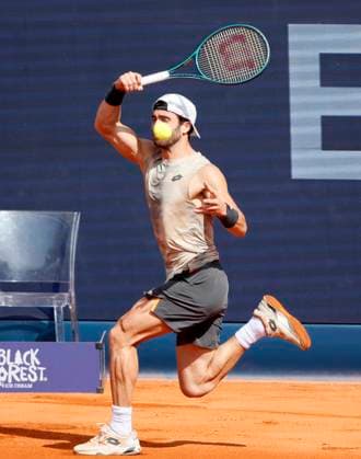 14 04 2024, ATP Tour 250, BMW Open 2024, Iphitos Munich, Tennis, Sport, in the picture Andrea Pellegrino ITA