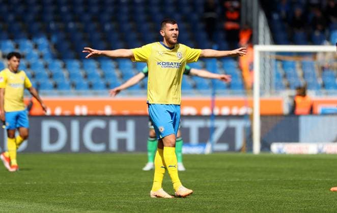 Braunschweig vs Hannover, 2 BL Braunschweig, 14 04 2024, FOOTBALL Eintracht Braunschweig vs Hannover 96, 2 BL, Season 2023 24 Hasan Kurucay Eintracht Braunschweig Braunschweig