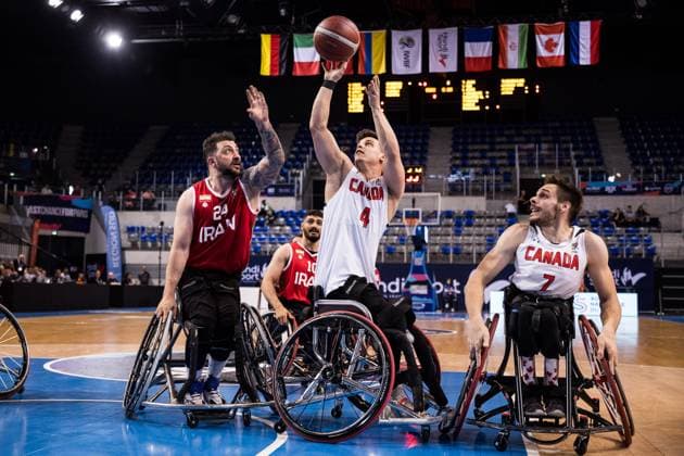 Wheelchair basketball, IWBF, Canada - Iran